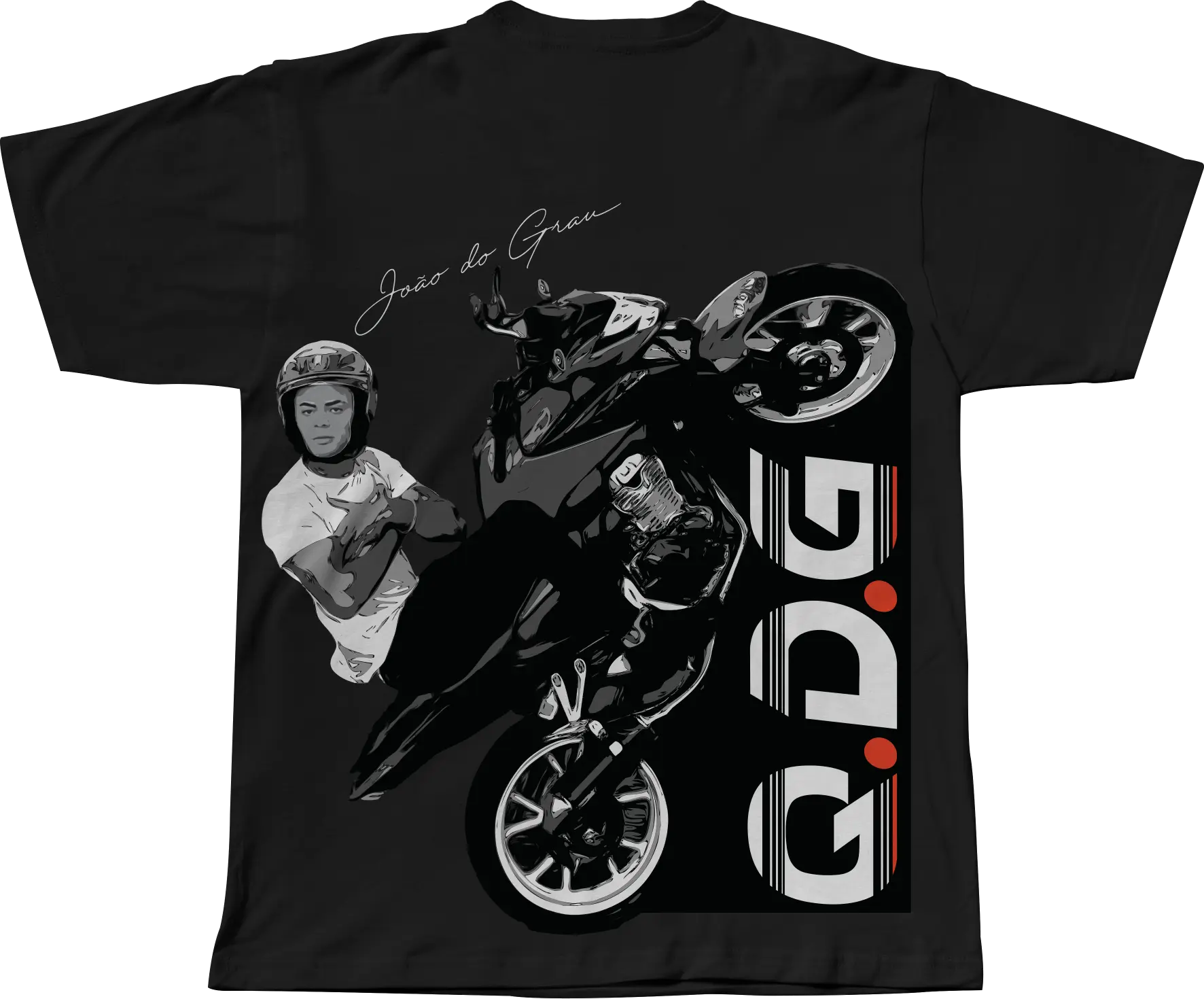 Camiseta QDG Moto Style